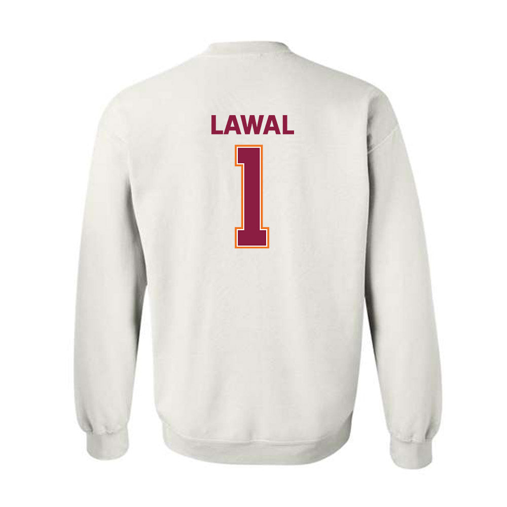 Virginia Tech - NCAA Men's Basketball : Tobi Lawal - Sports Shersey Crewneck Sweatshirt-1
