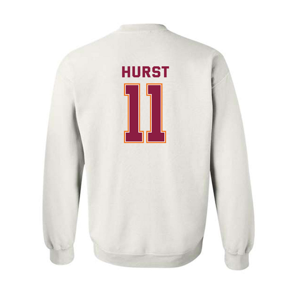 Virginia Tech - NCAA Women's Basketball : Lauren Hurst - Sports Shersey Crewneck Sweatshirt-1