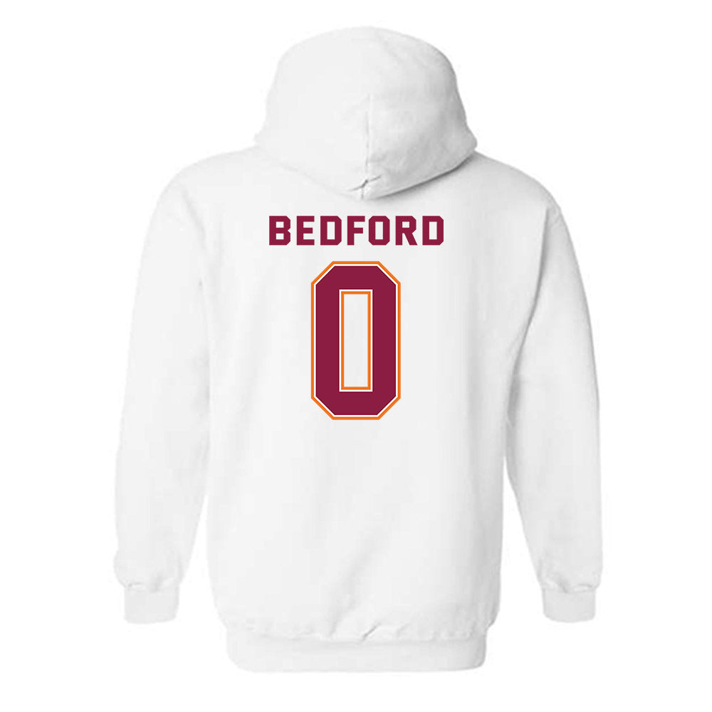 Virginia Tech - NCAA Men's Basketball : Jailen Bedford - Sports Shersey Hooded Sweatshirt-1