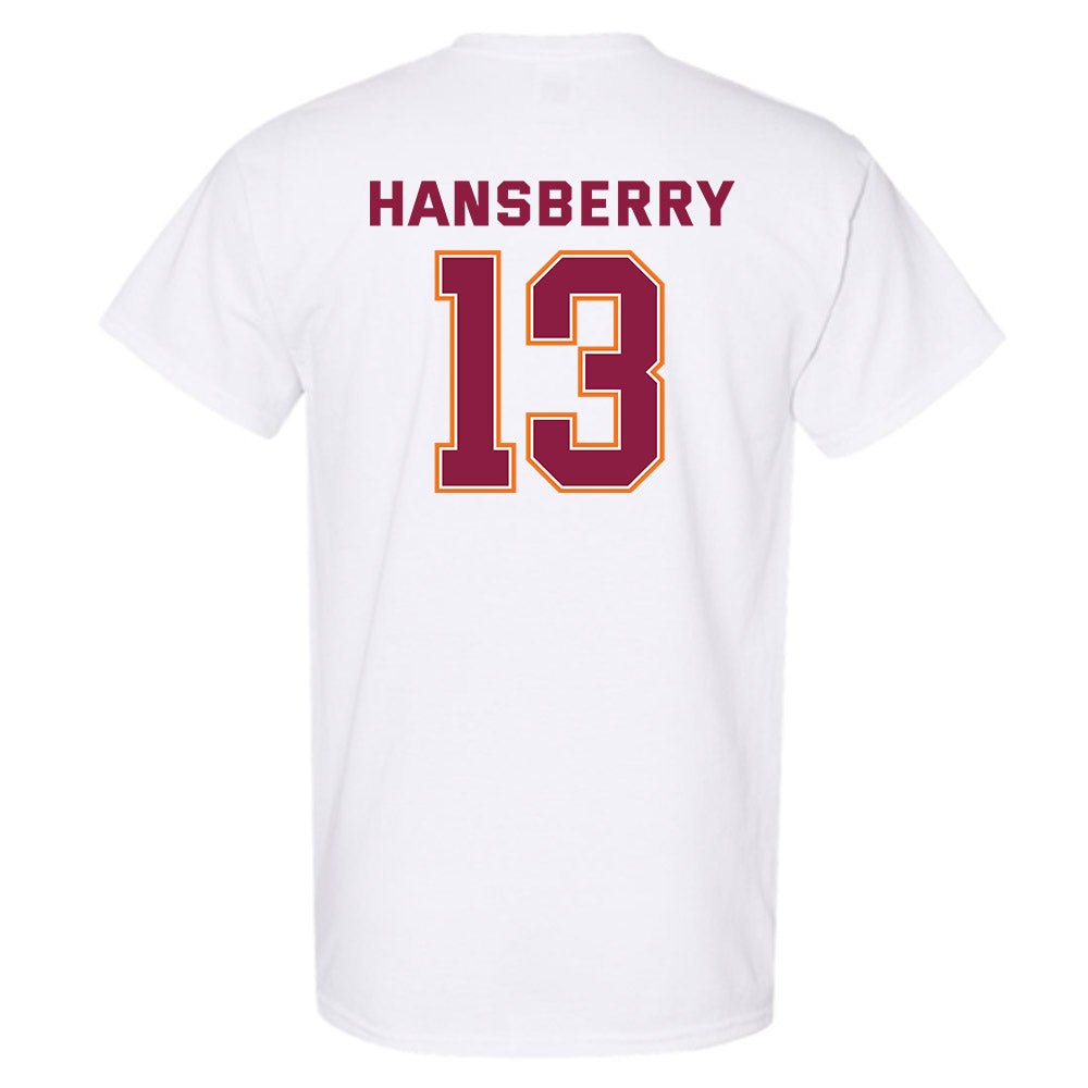 Virginia Tech - NCAA Men's Basketball : Amani Hansberry - Sports Shersey T-Shirt-1