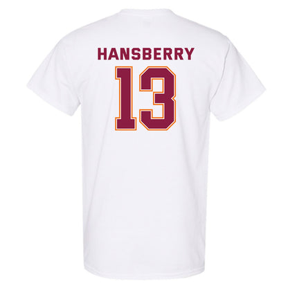 Virginia Tech - NCAA Men's Basketball : Amani Hansberry - Sports Shersey T-Shirt-1
