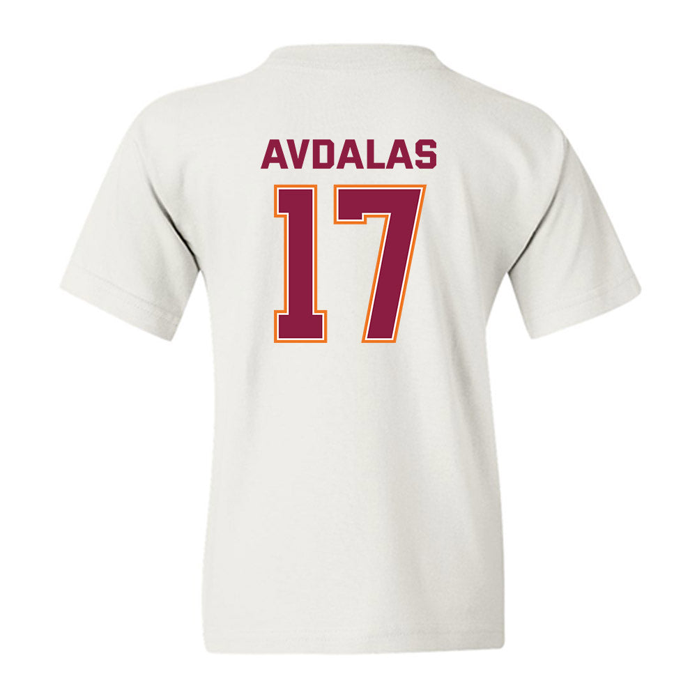Virginia Tech - NCAA Men's Basketball : Neoklis Avdalas - Sports Shersey Youth T-Shirt-1