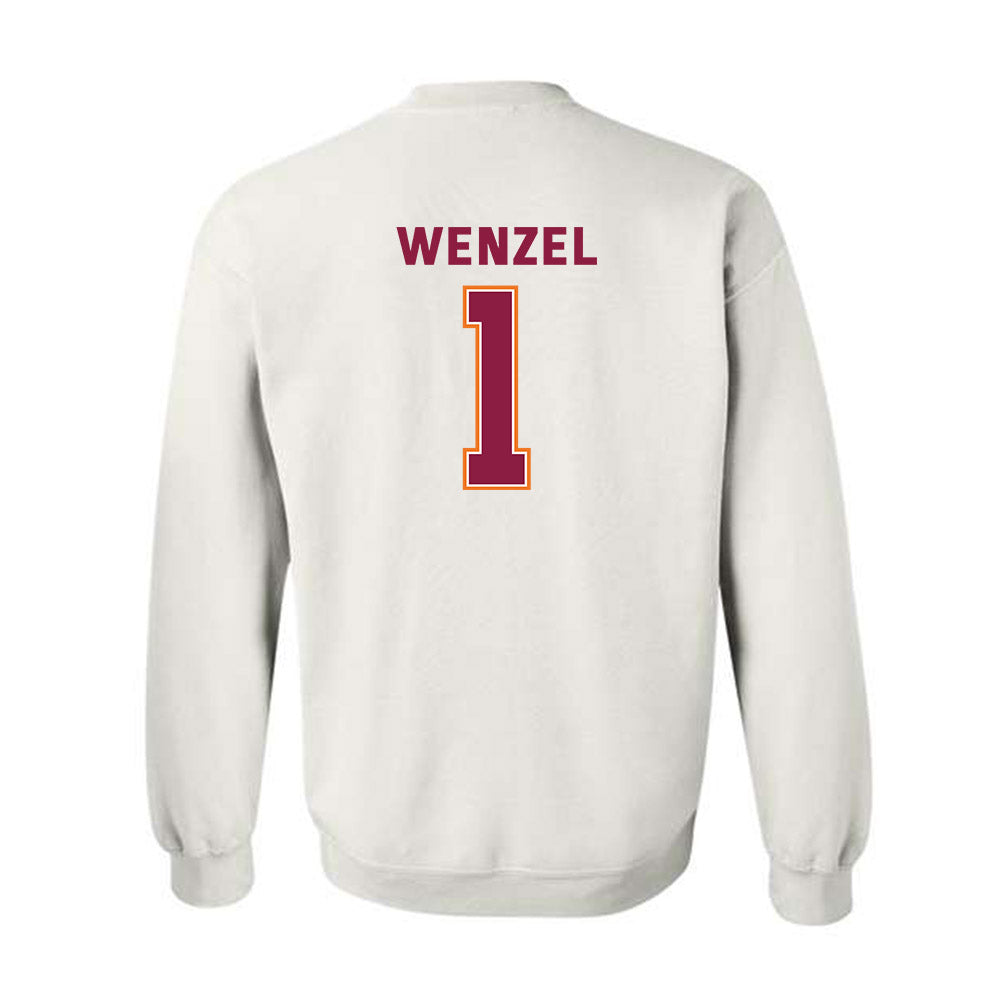 Virginia Tech - NCAA Women's Basketball : Carleigh Wenzel - Sports Shersey Crewneck Sweatshirt-1