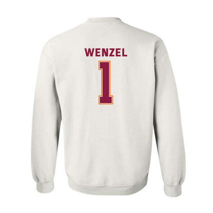 Virginia Tech - NCAA Women's Basketball : Carleigh Wenzel - Sports Shersey Crewneck Sweatshirt-1