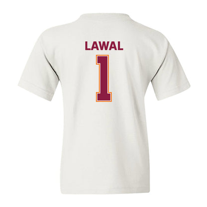 Virginia Tech - NCAA Men's Basketball : Tobi Lawal - Sports Shersey Youth T-Shirt-1