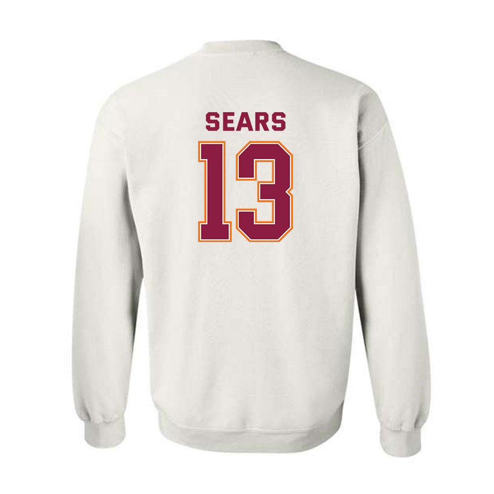 Virginia Tech - NCAA Women's Basketball : Kate Sears - Sports Shersey Crewneck Sweatshirt-1