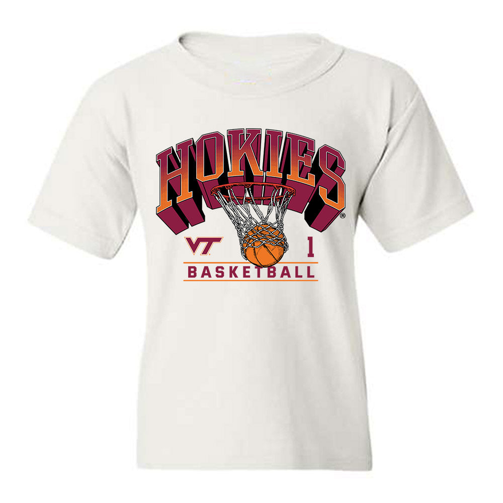 Virginia Tech - NCAA Men's Basketball : Tobi Lawal - Sports Shersey Youth T-Shirt-0