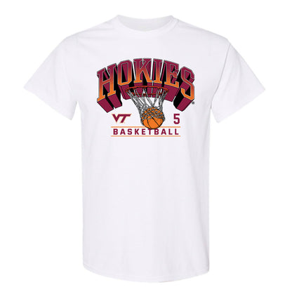Virginia Tech - NCAA Men's Basketball : SinCere Jones - Sports Shersey T-Shirt-0