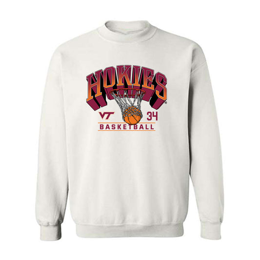 Virginia Tech - NCAA Women's Basketball : Kayl Petersen - Sports Shersey Crewneck Sweatshirt-0