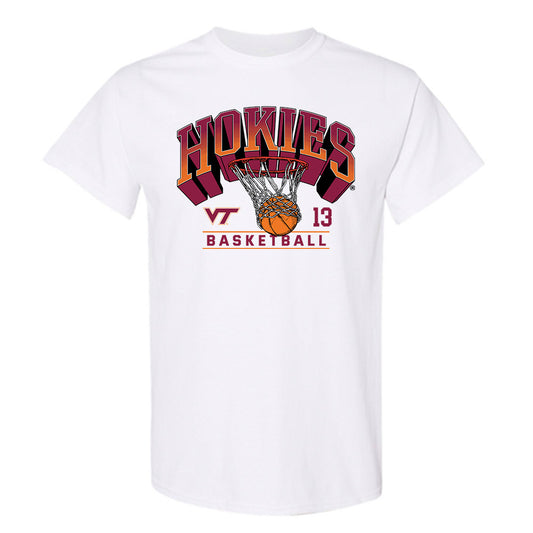 Virginia Tech - NCAA Men's Basketball : Amani Hansberry - Sports Shersey T-Shirt-0