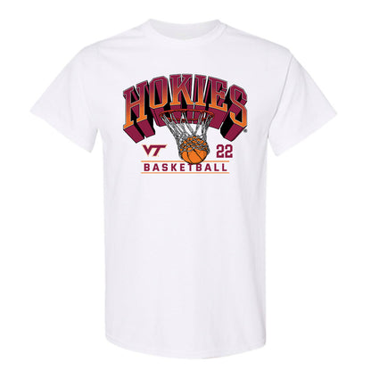 Virginia Tech - NCAA Men's Basketball : Solomon Davis - Sports Shersey T-Shirt-0
