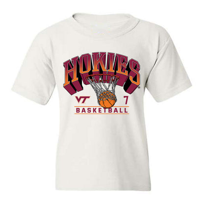 Virginia Tech - NCAA Men's Basketball : Kuol Atak - Sports Shersey Youth T-Shirt-0