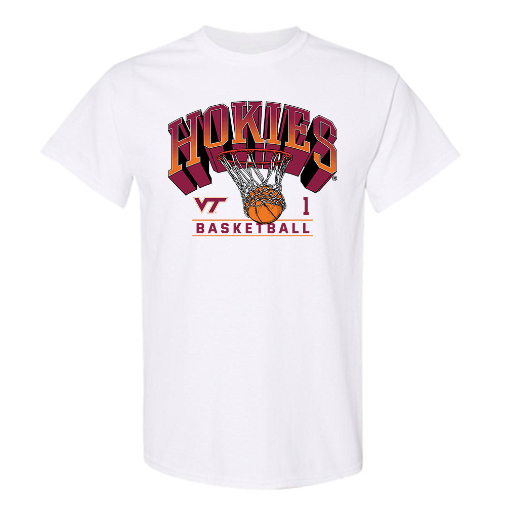 Virginia Tech - NCAA Men's Basketball : Tobi Lawal - Sports Shersey T-Shirt-0