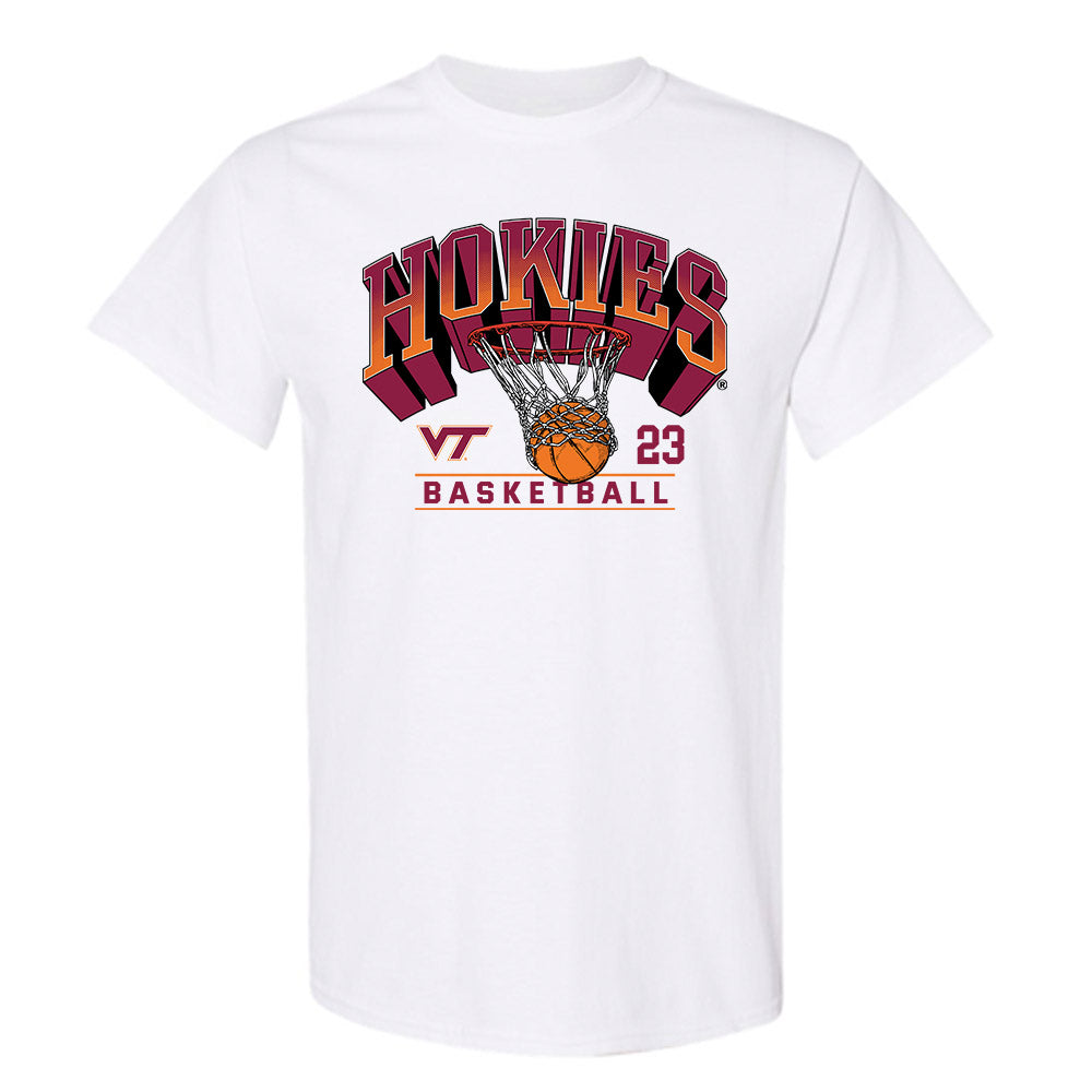Virginia Tech - NCAA Women's Basketball : Alyssa Latham - Sports Shersey T-Shirt-0