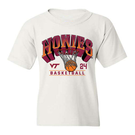 Virginia Tech - NCAA Women's Basketball : Amani Jenkins - Sports Shersey Youth T-Shirt-0