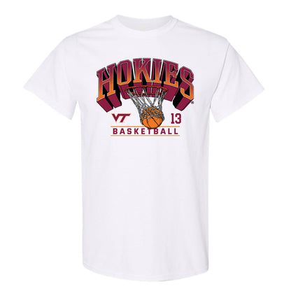Virginia Tech - NCAA Men's Basketball : Amani Hansberry - Sports Shersey T-Shirt-0