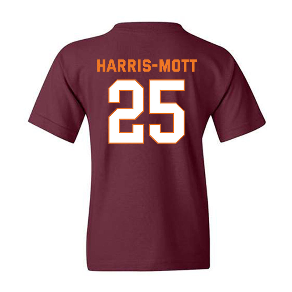 Virginia Tech - NCAA Women's Basketball : Arianna Harris-Mott - Sports Shersey Youth T-Shirt-1