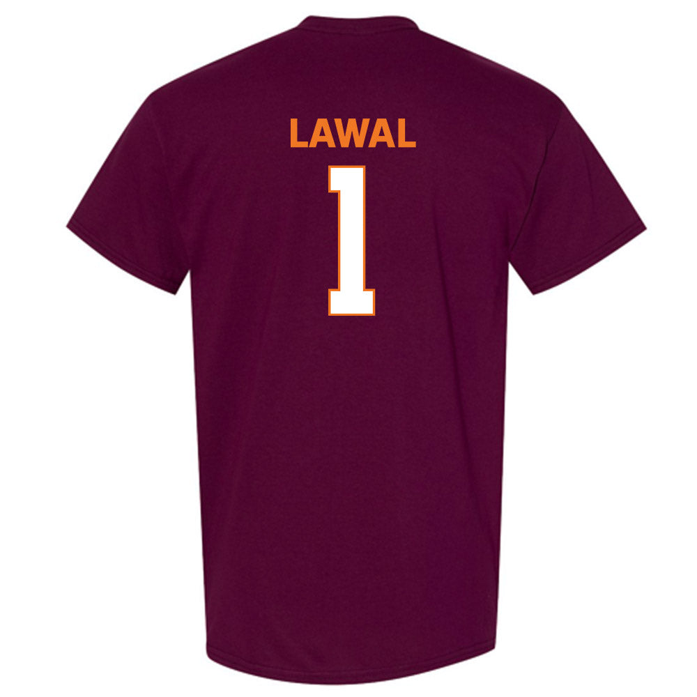 Virginia Tech - NCAA Men's Basketball : Tobi Lawal - Sports Shersey T-Shirt-1