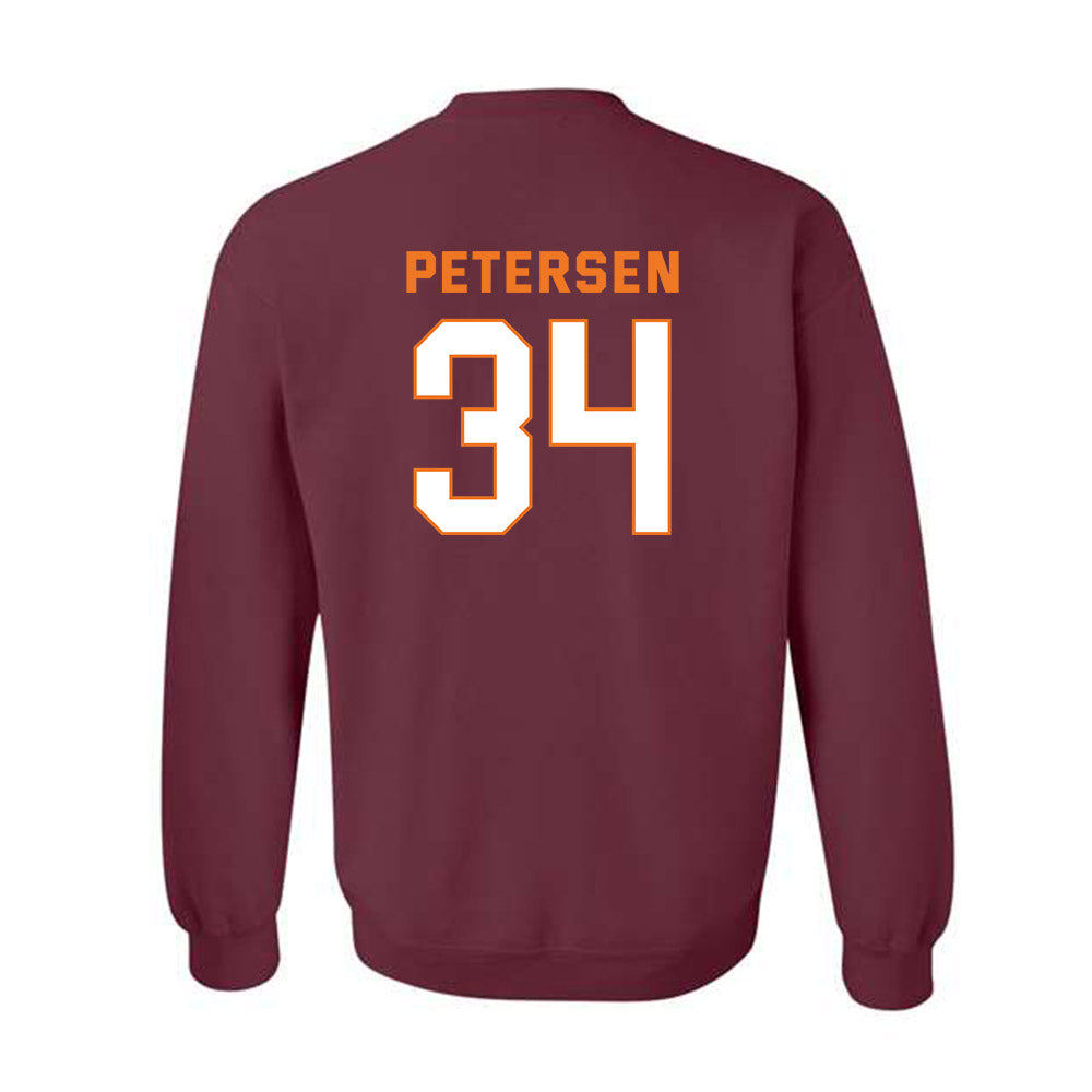Virginia Tech - NCAA Women's Basketball : Kayl Petersen - Sports Shersey Crewneck Sweatshirt-1