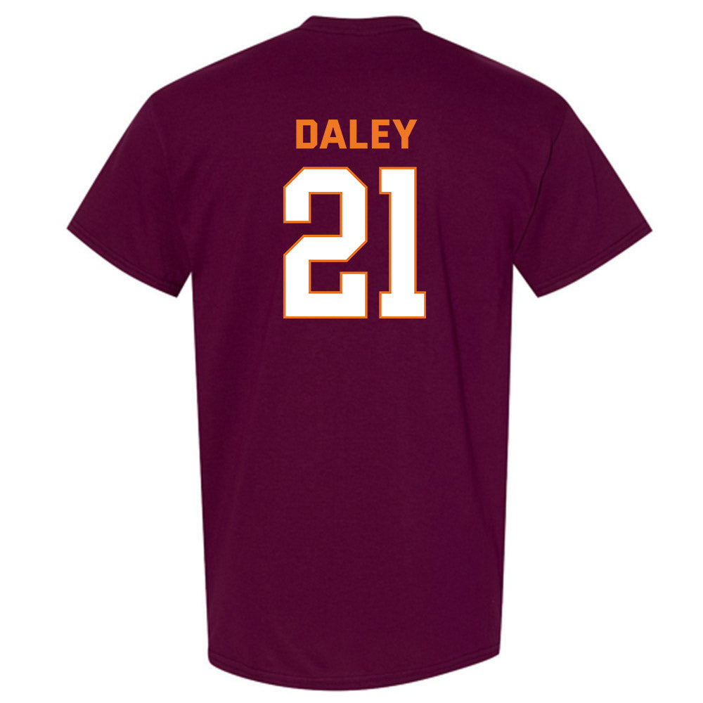 Virginia Tech - NCAA Women's Basketball : Melannie Daley - Sports Shersey T-Shirt-1