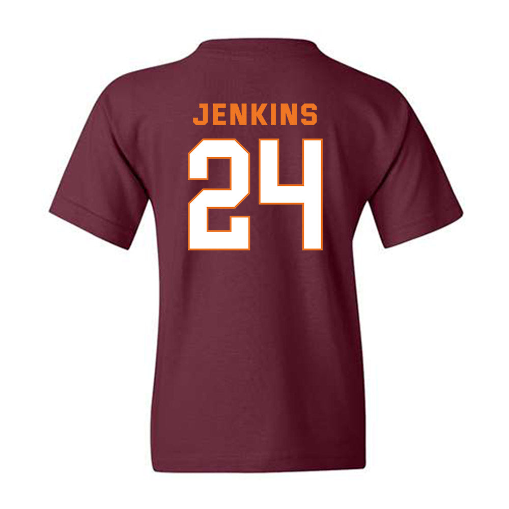 Virginia Tech - NCAA Women's Basketball : Amani Jenkins - Sports Shersey Youth T-Shirt-1