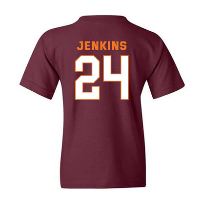 Virginia Tech - NCAA Women's Basketball : Amani Jenkins - Sports Shersey Youth T-Shirt-1