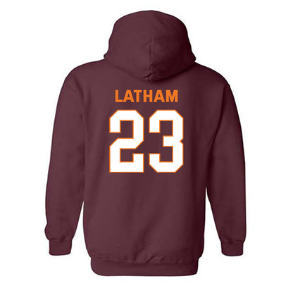 Virginia Tech - NCAA Women's Basketball : Alyssa Latham - Sports Shersey Hooded Sweatshirt-1