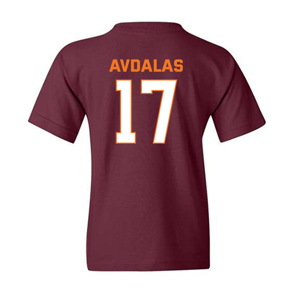Virginia Tech - NCAA Men's Basketball : Neoklis Avdalas - Sports Shersey Youth T-Shirt-1