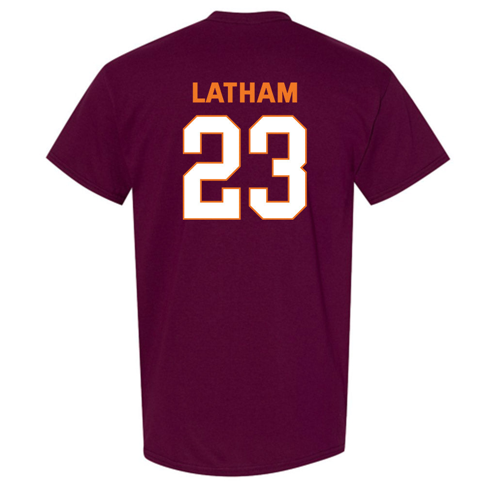 Virginia Tech - NCAA Women's Basketball : Alyssa Latham - Sports Shersey T-Shirt-1
