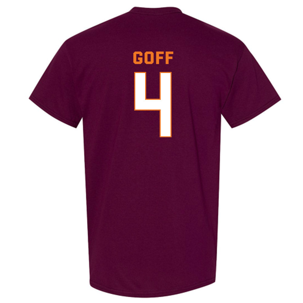 Virginia Tech - NCAA Women's Basketball : Natalee Goff - Sports Shersey T-Shirt-1