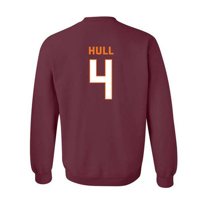 Virginia Tech - NCAA Men's Basketball : Ned Hull - Sports Shersey Crewneck Sweatshirt-1