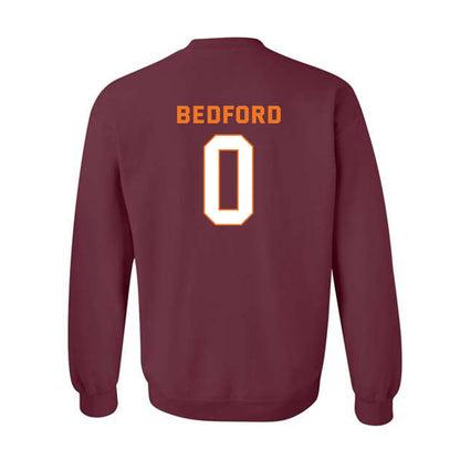 Virginia Tech - NCAA Men's Basketball : Jailen Bedford - Sports Shersey Crewneck Sweatshirt-1