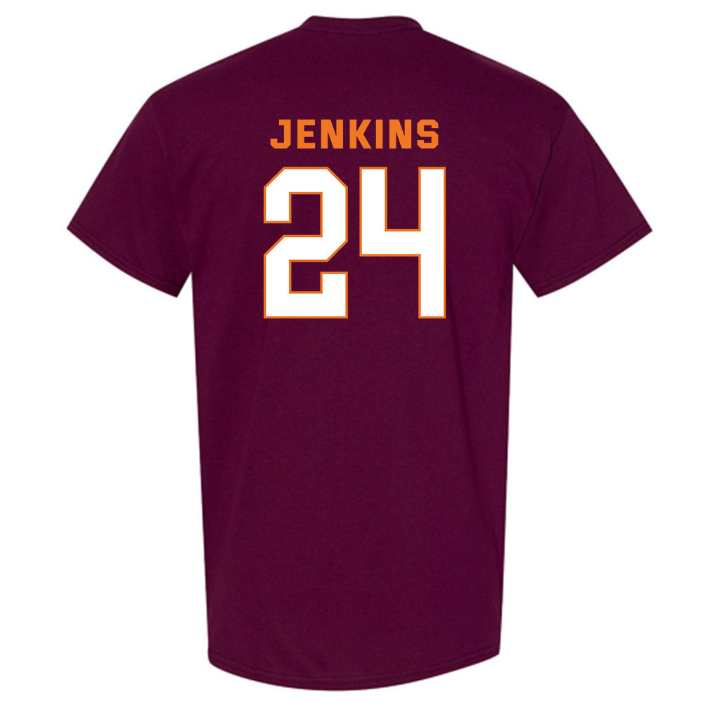 Virginia Tech - NCAA Women's Basketball : Amani Jenkins - Sports Shersey T-Shirt-1