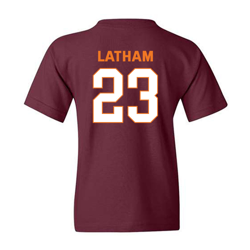 Virginia Tech - NCAA Women's Basketball : Alyssa Latham - Sports Shersey Youth T-Shirt-1