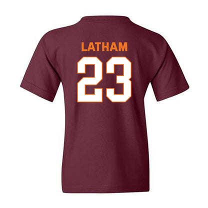 Virginia Tech - NCAA Women's Basketball : Alyssa Latham - Sports Shersey Youth T-Shirt-1