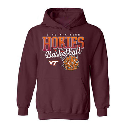 Virginia Tech - NCAA Women's Basketball : Aniya Trent - Sports Shersey Hooded Sweatshirt-0