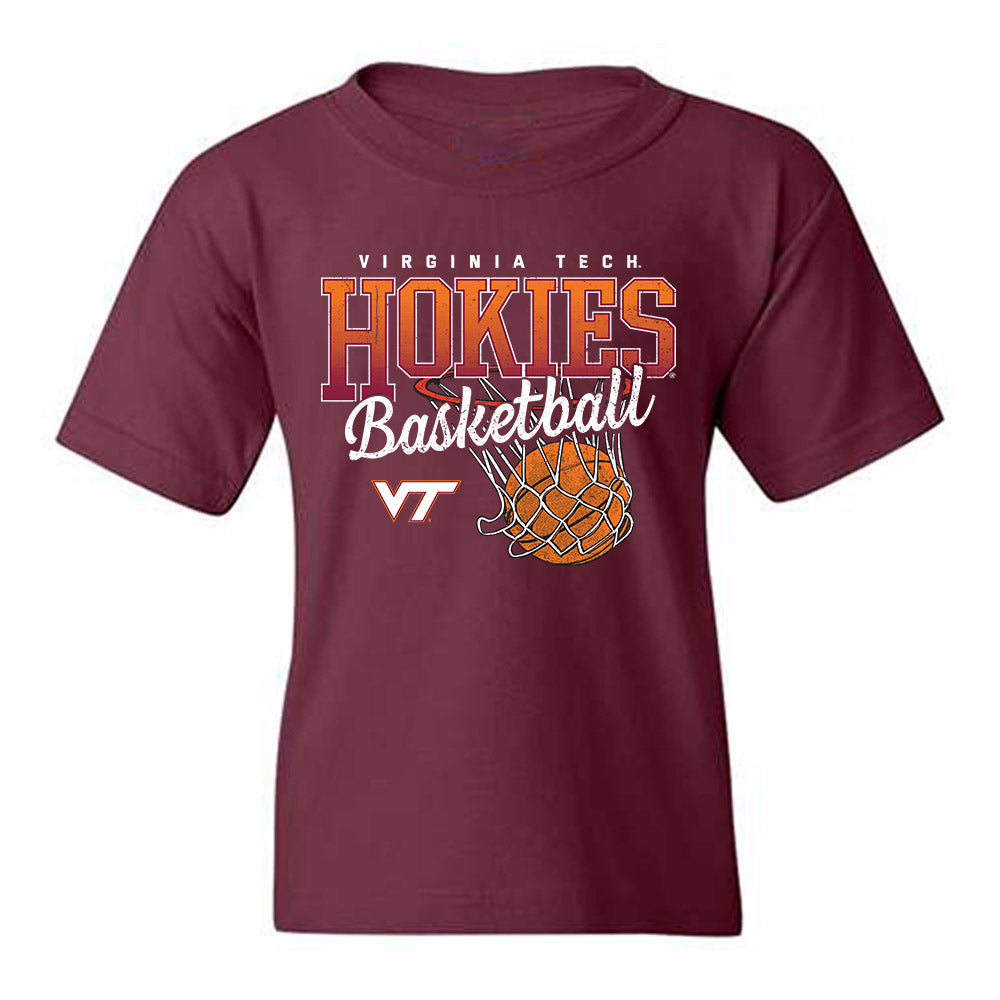 Virginia Tech - NCAA Men's Basketball : Jaylen Curry - Sports Shersey Youth T-Shirt-0