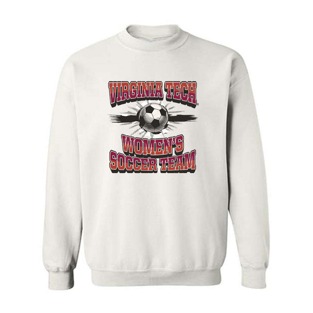 Virginia Tech - NCAA Women's Soccer : Letizia Rossi - Sports Shersey Crewneck Sweatshirt-0