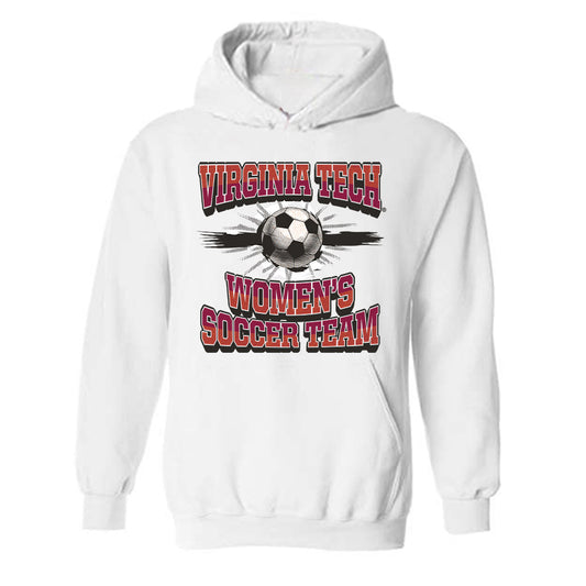 Virginia Tech - NCAA Women's Soccer : Lilli Lubic - Sports Shersey Hooded Sweatshirt-0