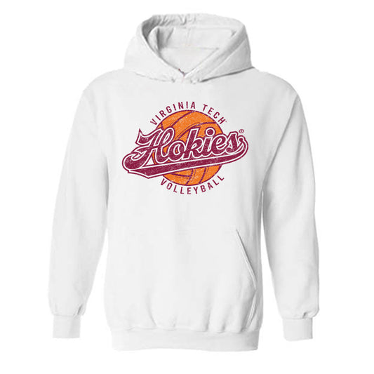Virginia Tech - NCAA Women's Volleyball : Camilla Brandalise - Sports Shersey Hooded Sweatshirt-0