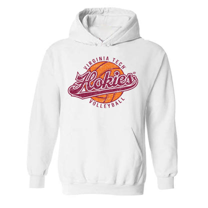 Virginia Tech - NCAA Women's Volleyball : Paloma Zubiri - Sports Shersey Hooded Sweatshirt-0