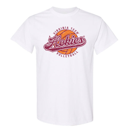 Virginia Tech - NCAA Women's Volleyball : Sara Gasparini - Sports Shersey T-Shirt-0