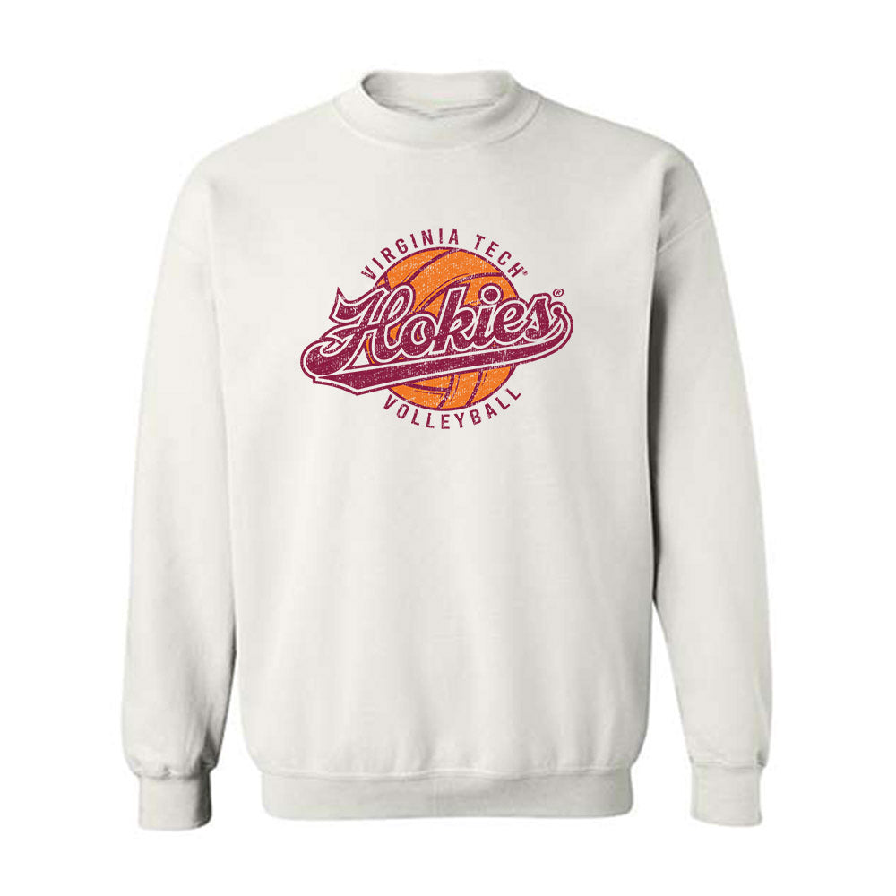 Virginia Tech - NCAA Women's Volleyball : Sara Gasparini - Sports Shersey Crewneck Sweatshirt-0