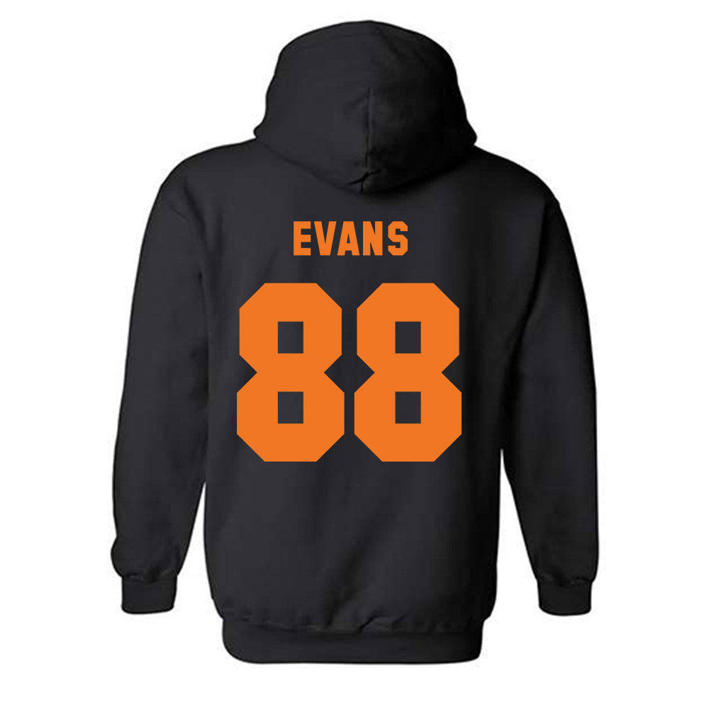 Virginia Tech - NCAA Football : Christian Evans - Classic Shersey Hooded Sweatshirt-2