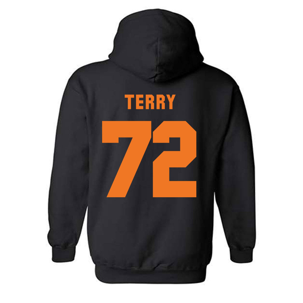 Virginia Tech - NCAA Football : Justin Terry - Classic Shersey Hooded Sweatshirt-2