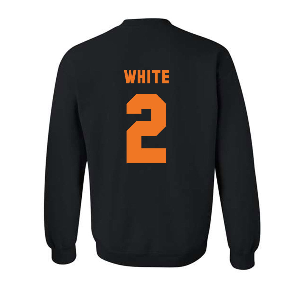 Virginia Tech - NCAA Football : Jaquez White - Classic Shersey Crewneck Sweatshirt-2