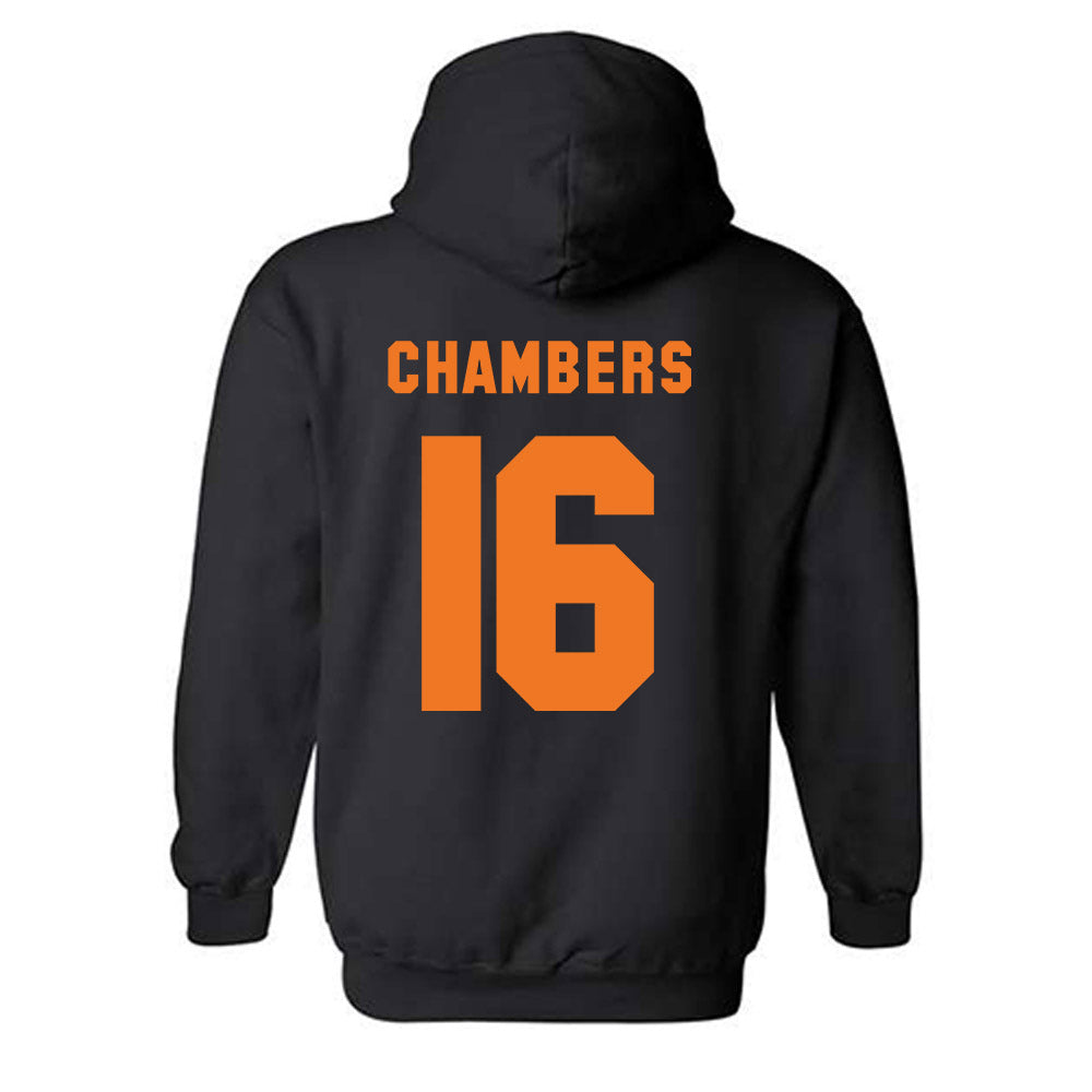 Virginia Tech - NCAA Football : Noah Chambers - Classic Shersey Hooded Sweatshirt-2