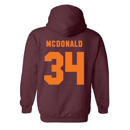 Virginia Tech - NCAA Football : Cortez Harris - Classic Shersey Hooded Sweatshirt-3