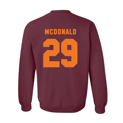 Virginia Tech - NCAA Football : Jahmari DeLoatch - Classic Shersey Crewneck Sweatshirt-3