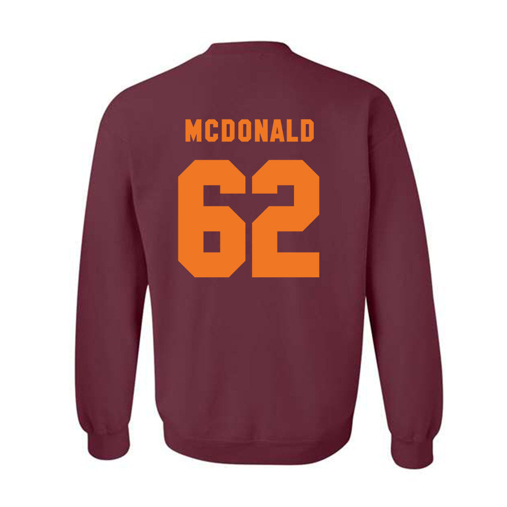 Virginia Tech - NCAA Football : Kyle Altuner - Classic Shersey Crewneck Sweatshirt-3
